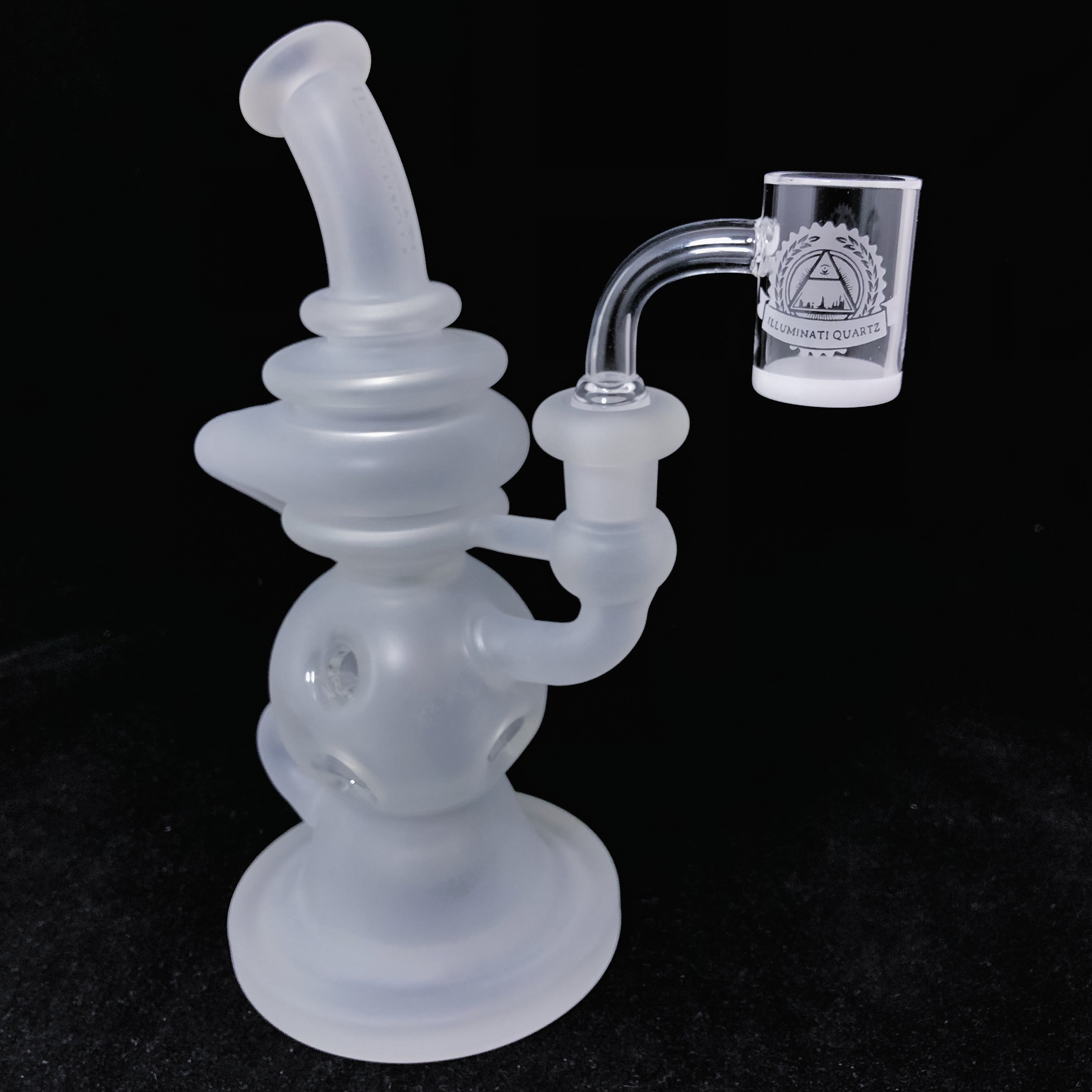 Quartz 2 - ILLUMINATI QUARTZ HIGH QUALITY BEVELED EDGE OPAQUE BOTTOM BANGER