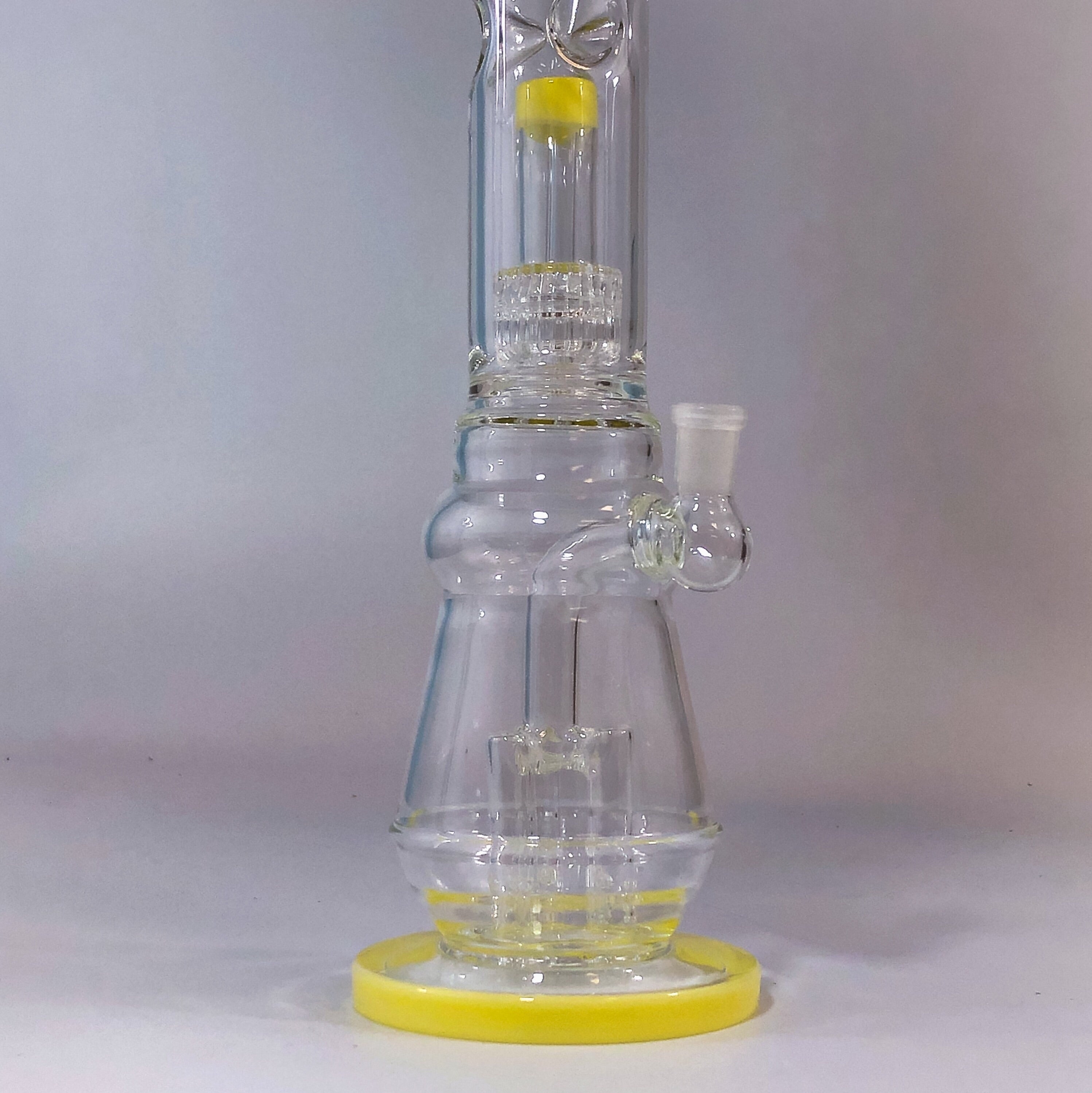 V 18MX - 18” Triple 6 Hole Perc to Matrix with Tea Kettle Beaker Base