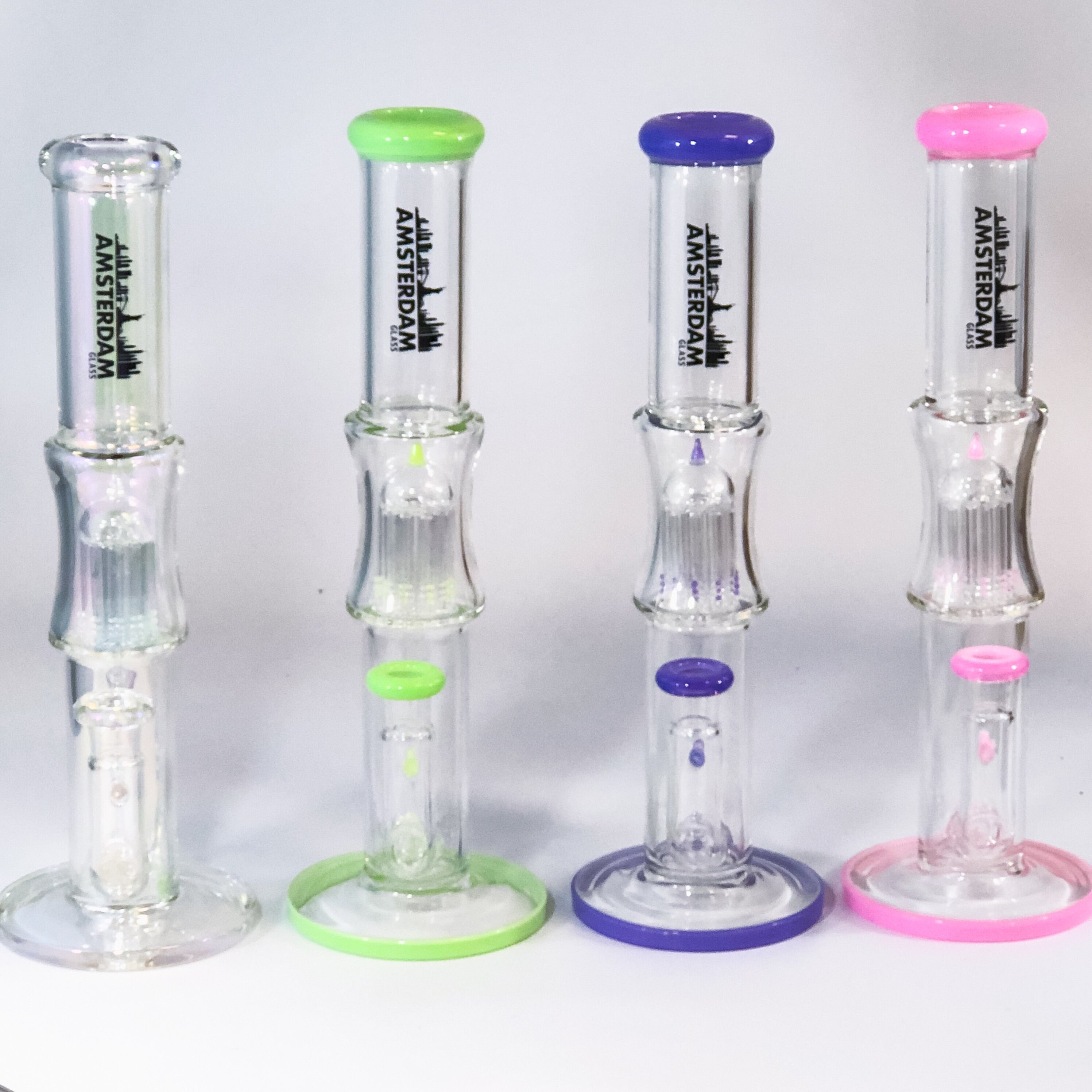 JDG 16 - 16” Tall Gridded Inline Perc to Gridded Tree perc