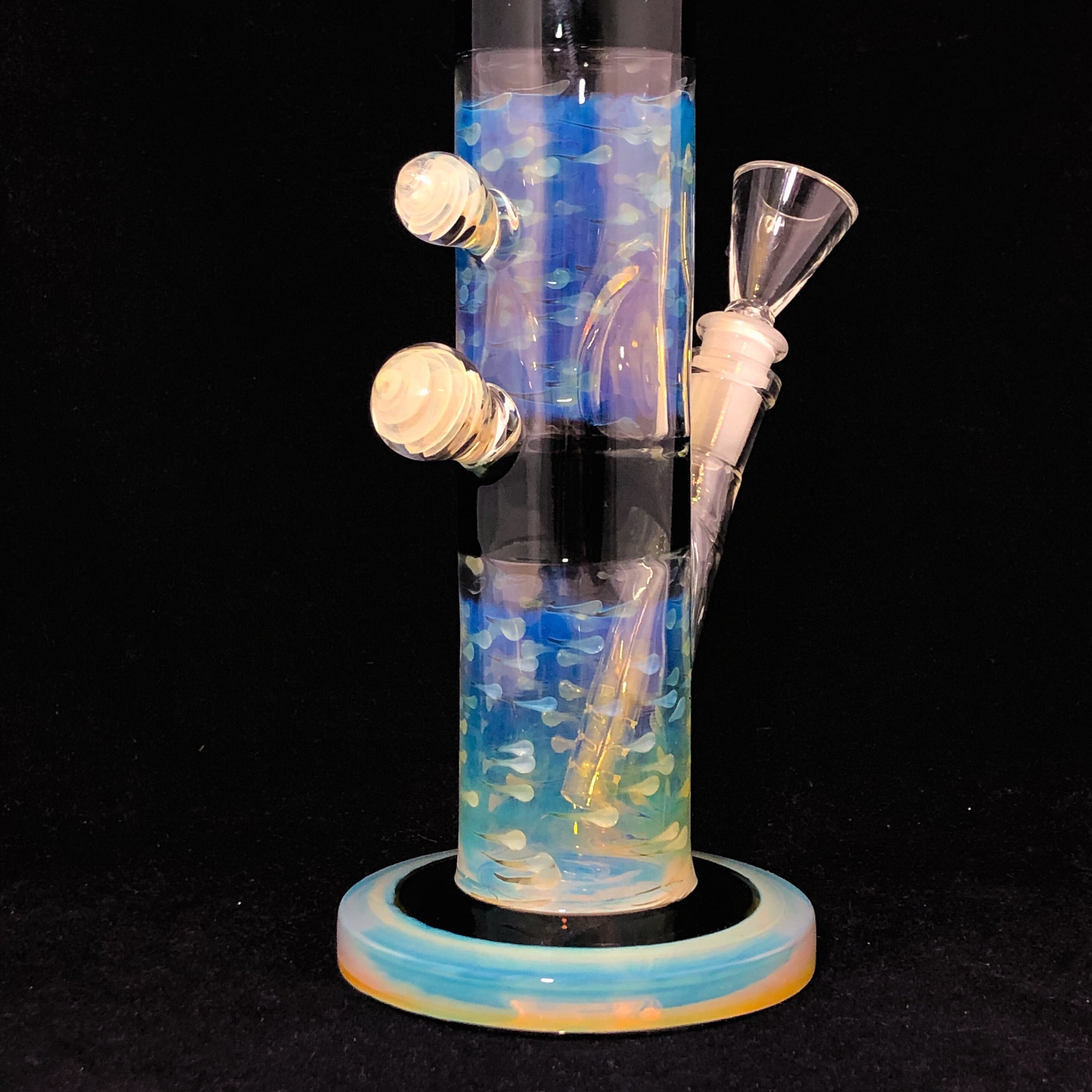 JDFM - 12” Tall Fully Fumed Bubble-Trap Watperipipe