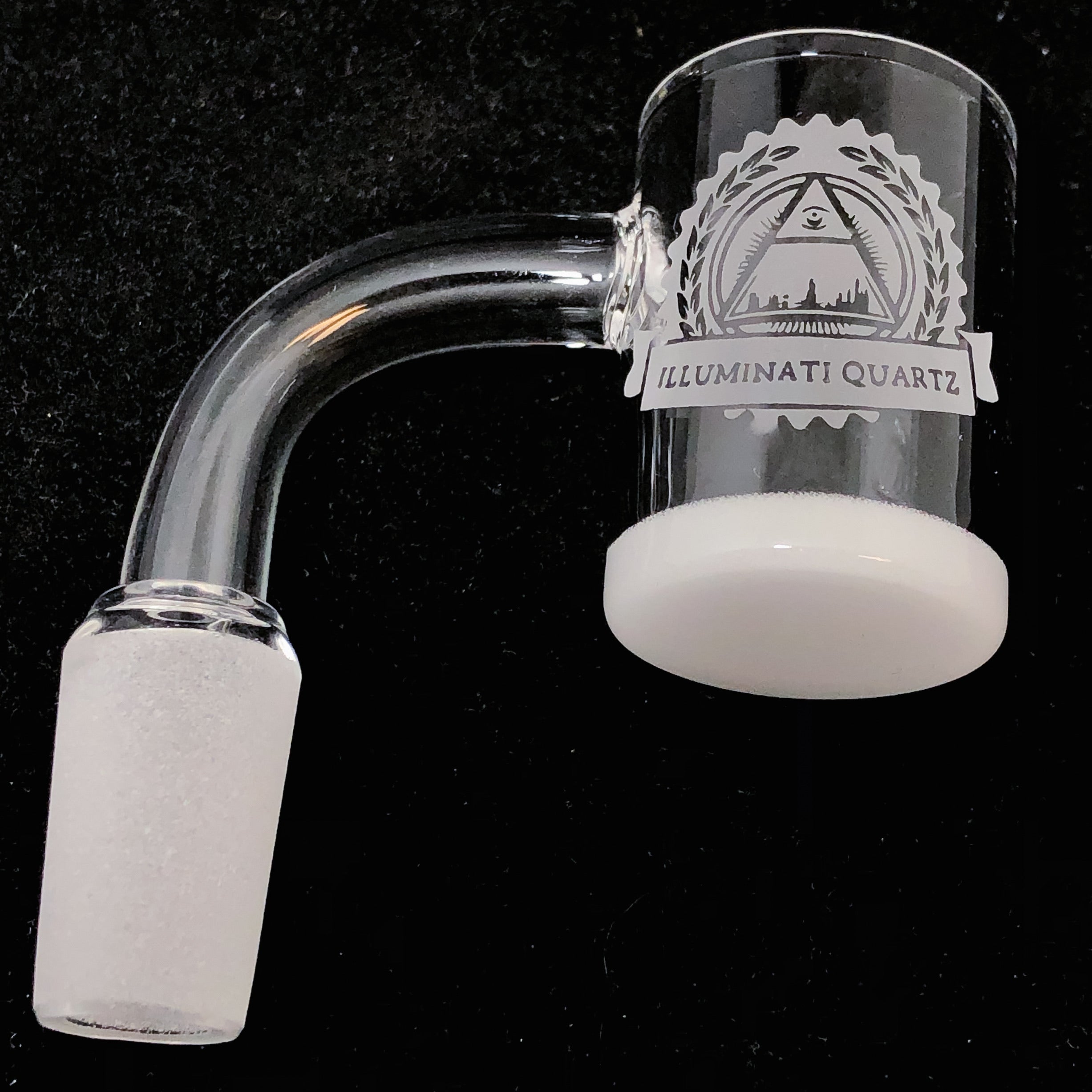 Quartz 2 - ILLUMINATI QUARTZ HIGH QUALITY BEVELED EDGE OPAQUE BOTTOM BANGER