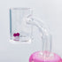 Real Ruby Dab Beads - pair of 2