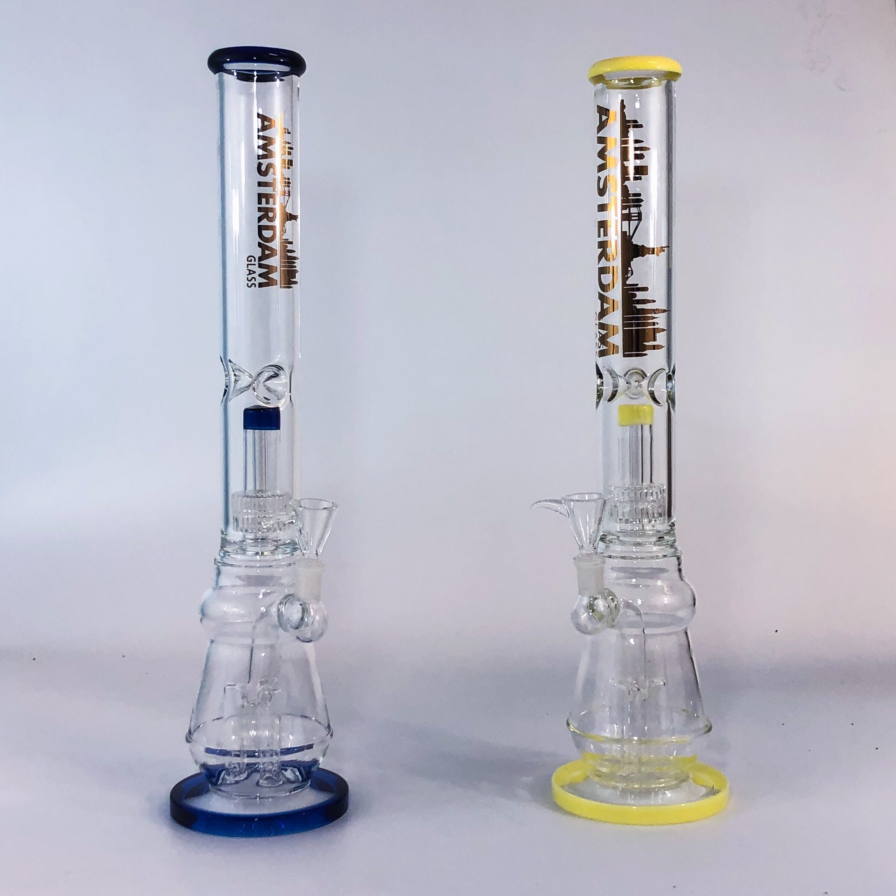 V 18MX - 18” Triple 6 Hole Perc to Matrix with Tea Kettle Beaker Base