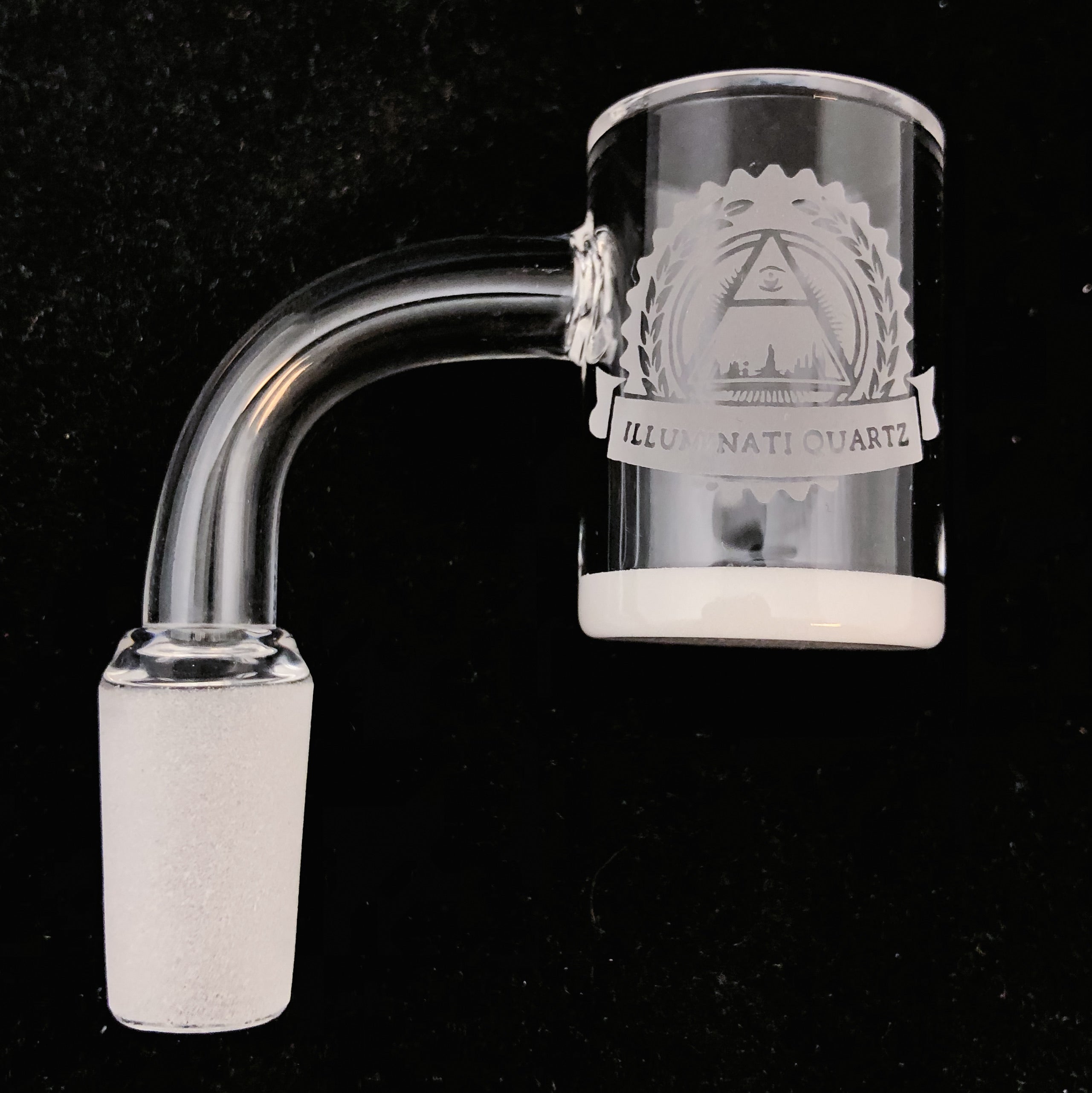 Quartz 2 - ILLUMINATI QUARTZ HIGH QUALITY BEVELED EDGE OPAQUE BOTTOM BANGER