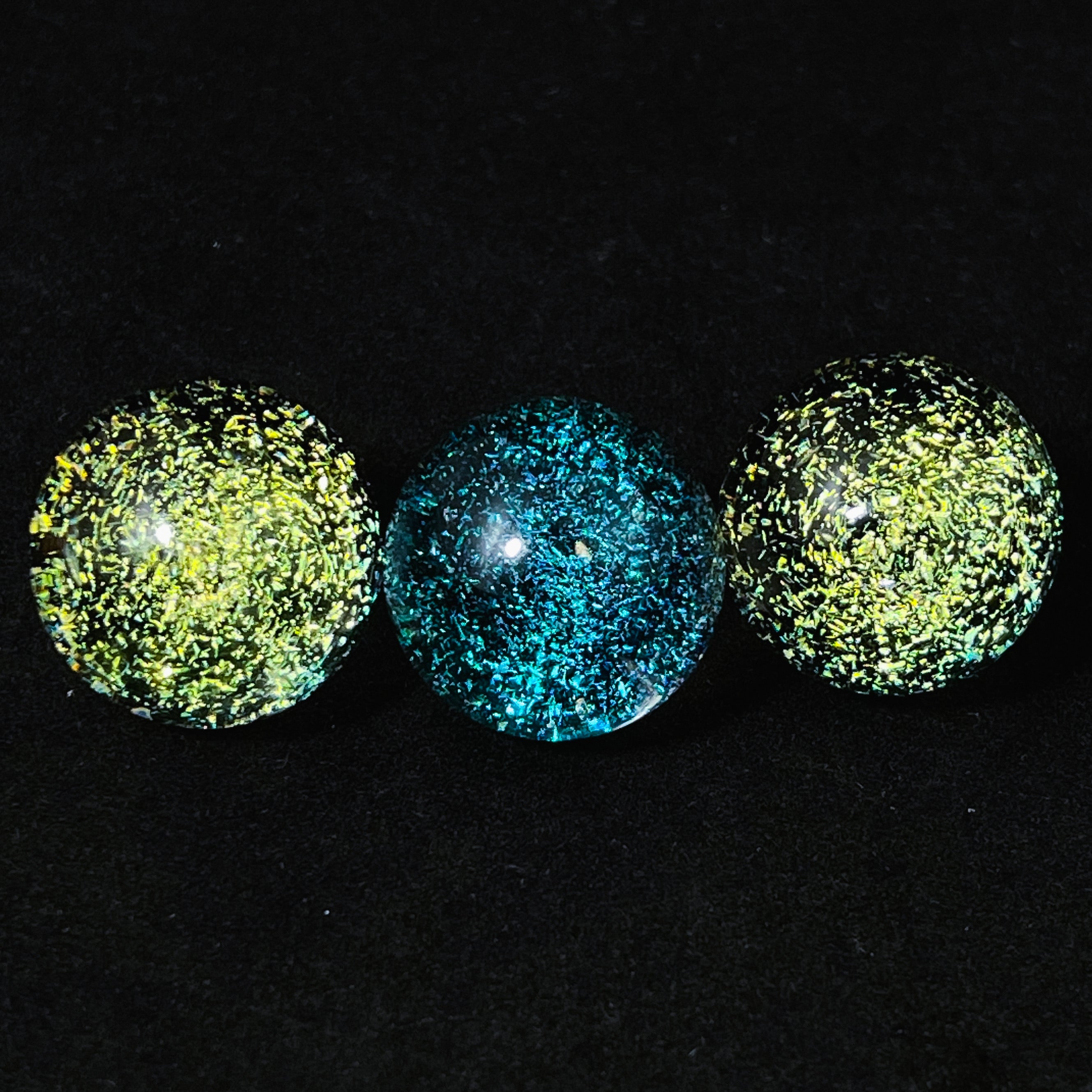 Dichroic Bling Marble - For Terp Slurp - 22mm
